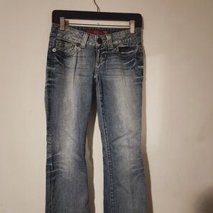Guess Jeans Womens 26 Blue Denim Stretch
